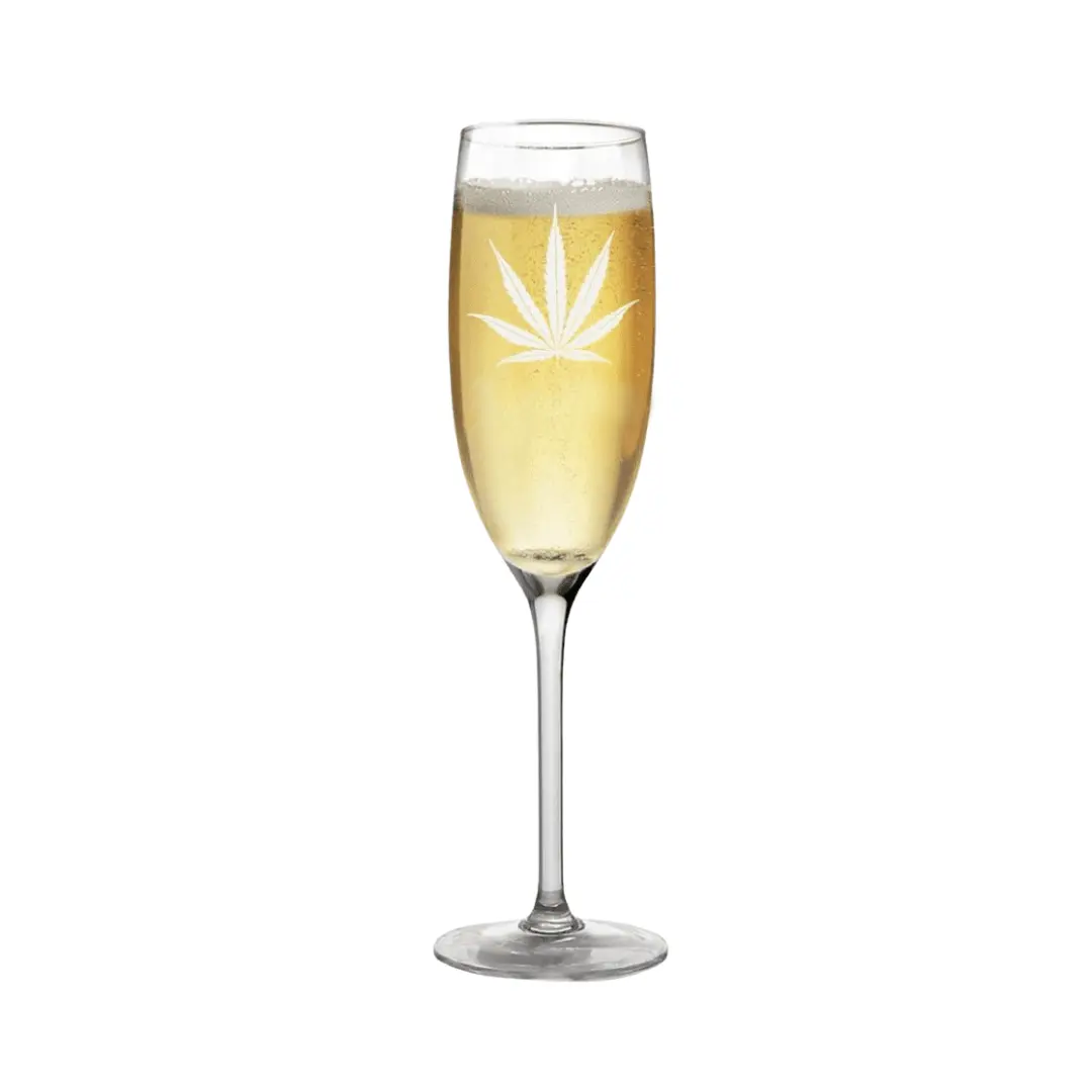 Carbonated Cannabis Infused Champagne