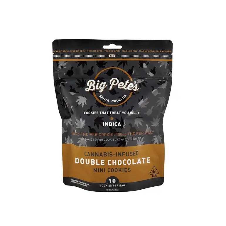 Big Pete's Treats - Double Chocolate 10pk 100mg Indica