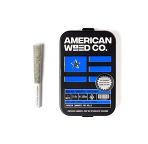 American Weed Co. Infused Pre-Roll 7pk Blue Gummy 3.5g