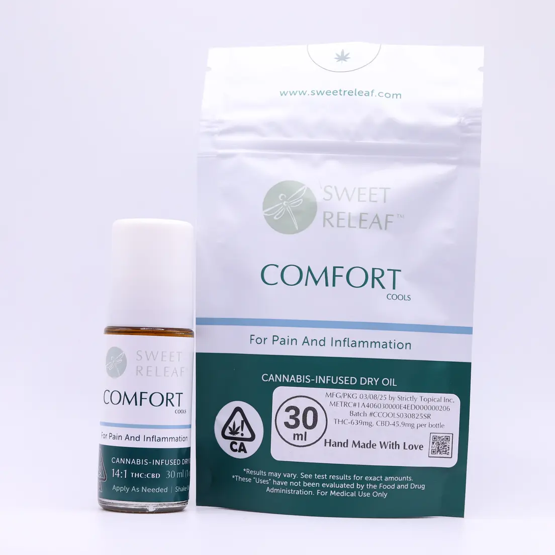 Sweet Releaf™ - COMFORT COOLS ROLL ON DRY OIL