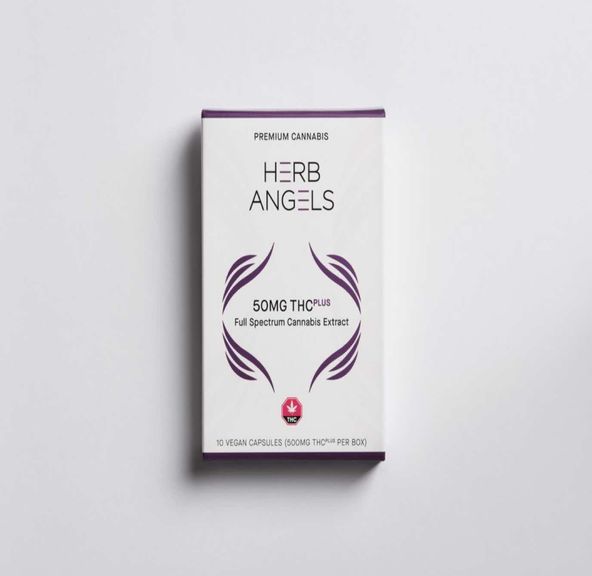500mg (50mg x 10) THC PLUS Capsules - Herb Angels