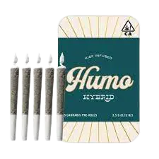 Humo - Fresas Con Crema 5pk Kief Infused Prerolls - Hybrid