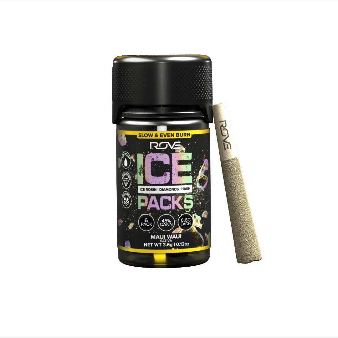 Maui Waui Ice Packs 6pk Infused Pre Rolls 3.60 g
