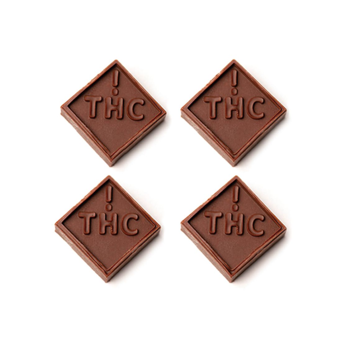 District Cannabis | Sea Salt Chocolate THC-Infused Edibles | 10mg THC | 10-Pack (Individually Wrapped) | 100mg THC Total)
