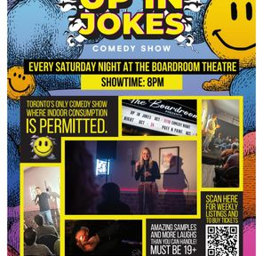 1 EVENT TICKET: Up in Jokes Comedy December 20th 8pm