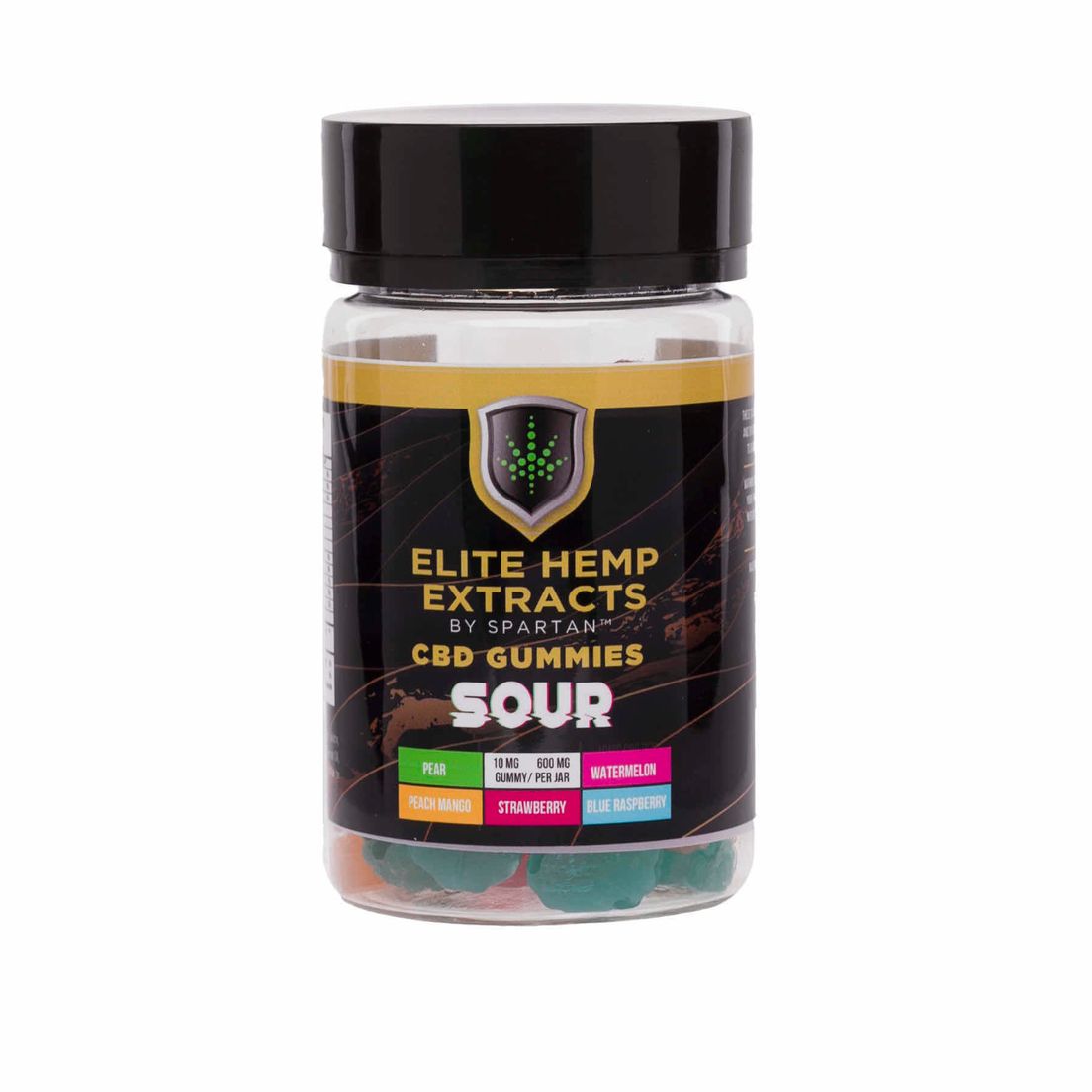 CBD Assorted Sour Gummies 600mg, 60ct