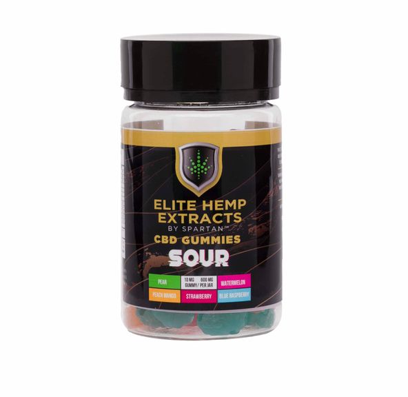 CBD Assorted Sour Gummies 600mg, 60ct