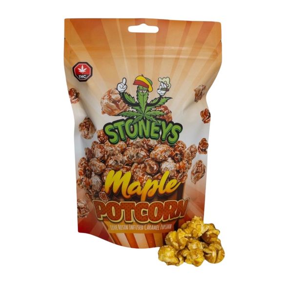 100mg THC Infused Maple PotCorn by Stoneys