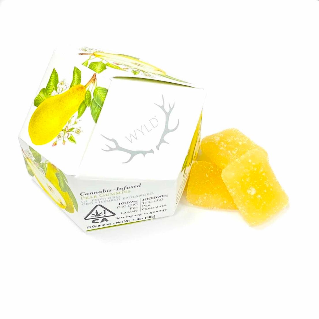 [WYLD] CBG Gummies - 1:1 - Pear (H)