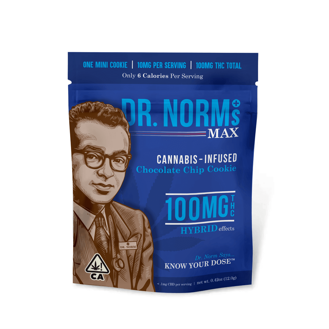 100mg (SINGLE) Chocolate Chip Cookie MAX - DR. NORMS