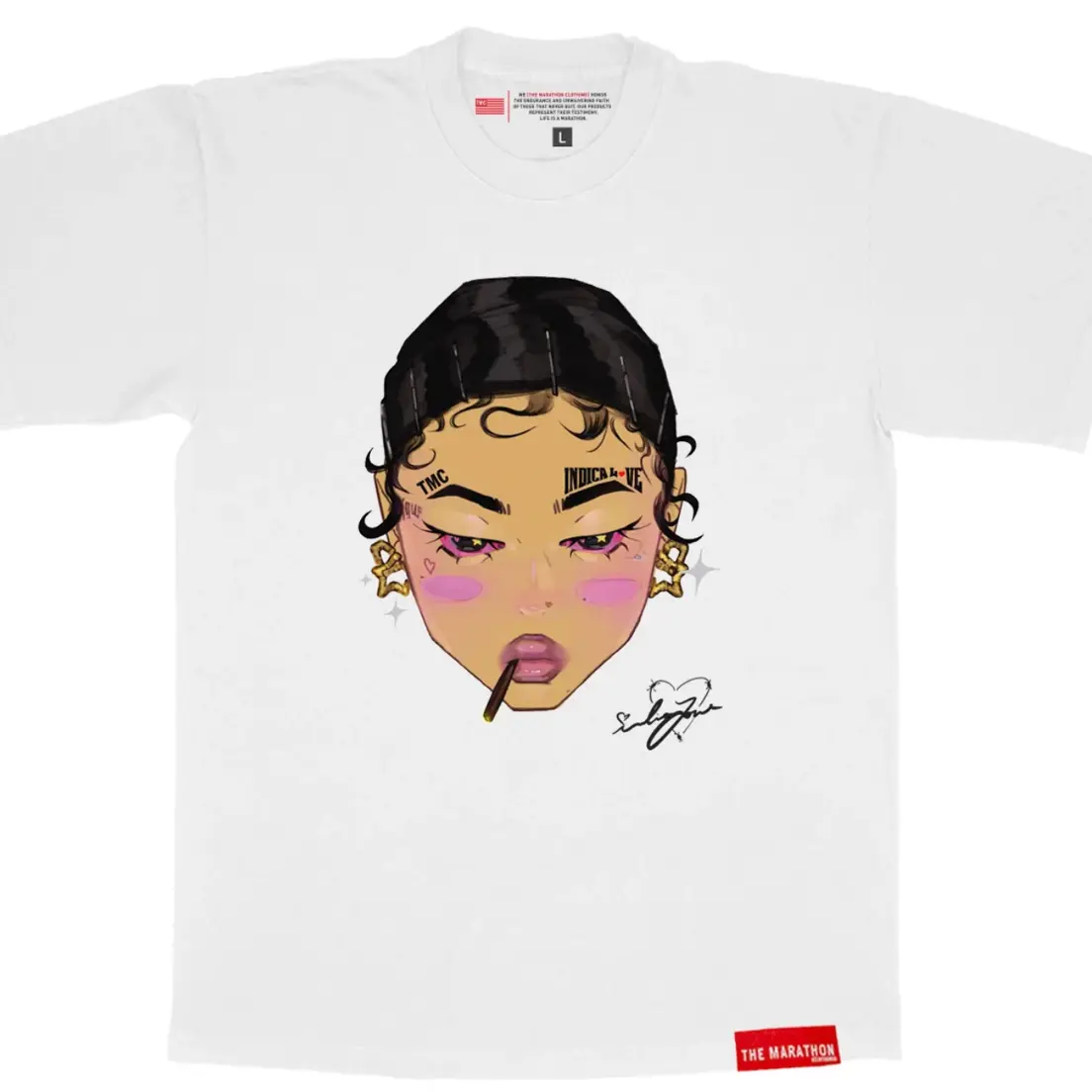 Indica Love Shirt WHITE SMALL