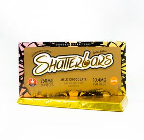 250mg Sativa Milk Chocolate Shatter Bar by Euphoria Extractions GOLDEN TICKET INSIDE
