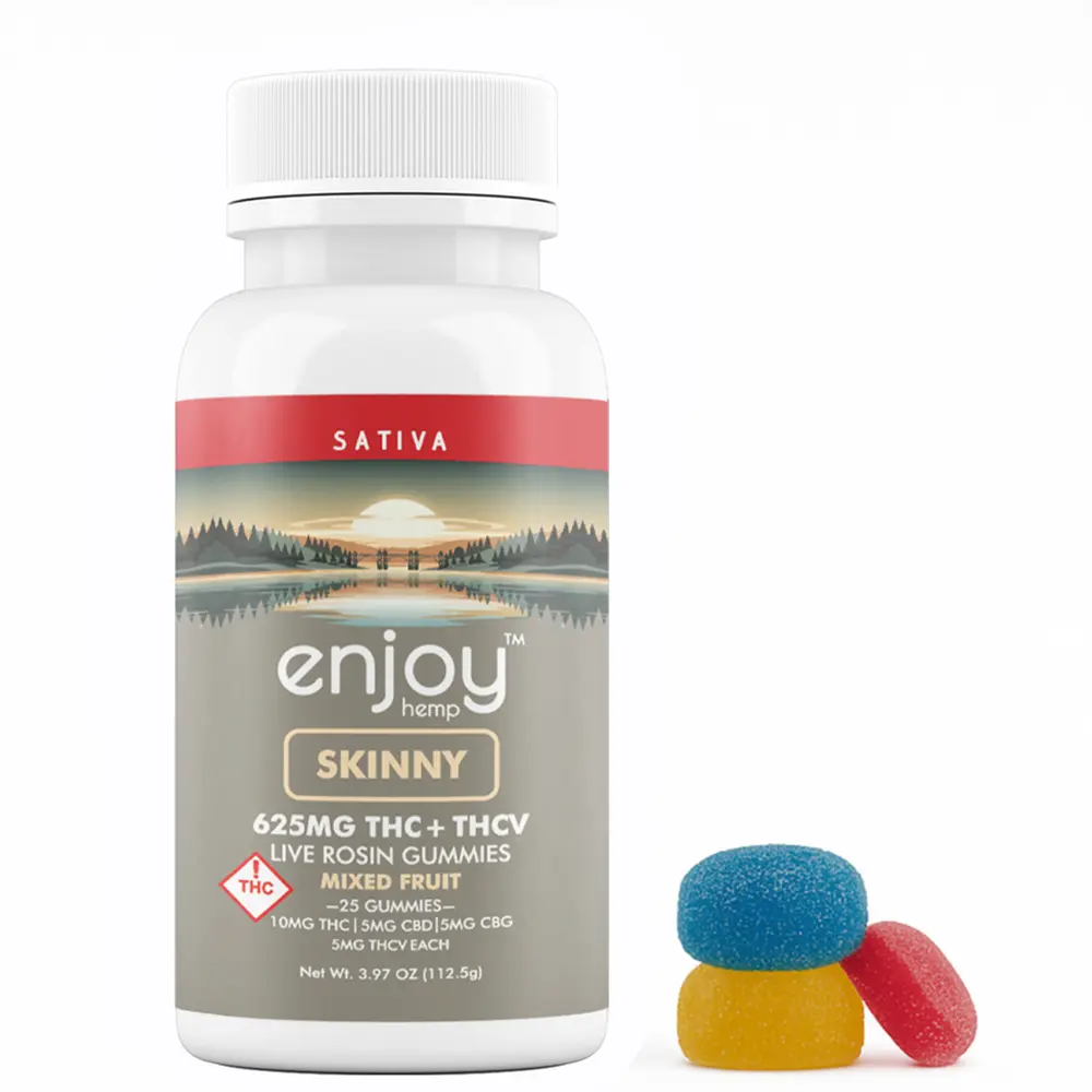Enjoy THC + THCV Skinny Gummies - 25ct