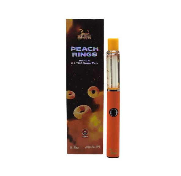 Peach Rings - 2.2ML D9 Disposable Pen by Honey Badger