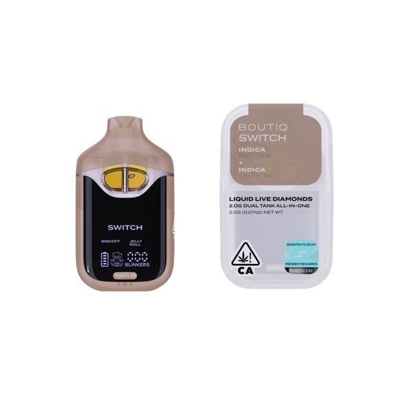 Boutiq Dual Pack AIO Vape Biscoff x Jelly Roll 1g