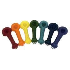 4" Confetti Frit Glass Pipe $12