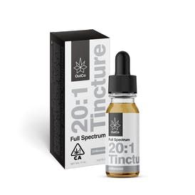 1. Outco 650mg CBD/30mg THC Full Spectrum Tincture - Unflavored (20:1) *SALE ITEM*