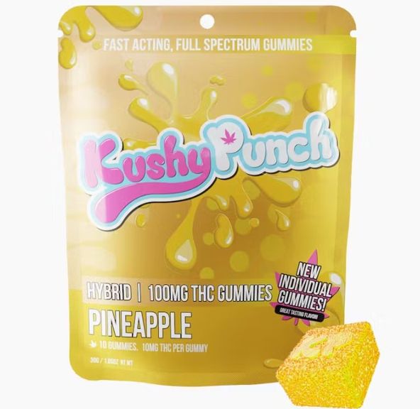 Hybrid Pineapple Individual Gummies 100mg