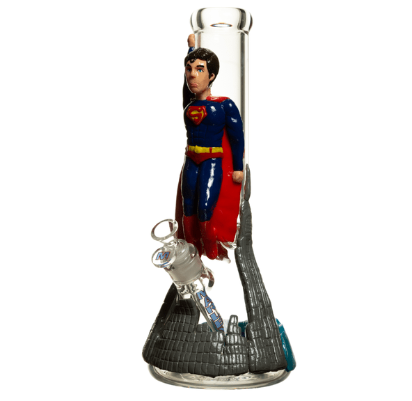 S#1 Superman 14" Marley 3D Animated Bong