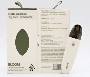 0.5g GMO Cookies Disposable - BLOOM SURF