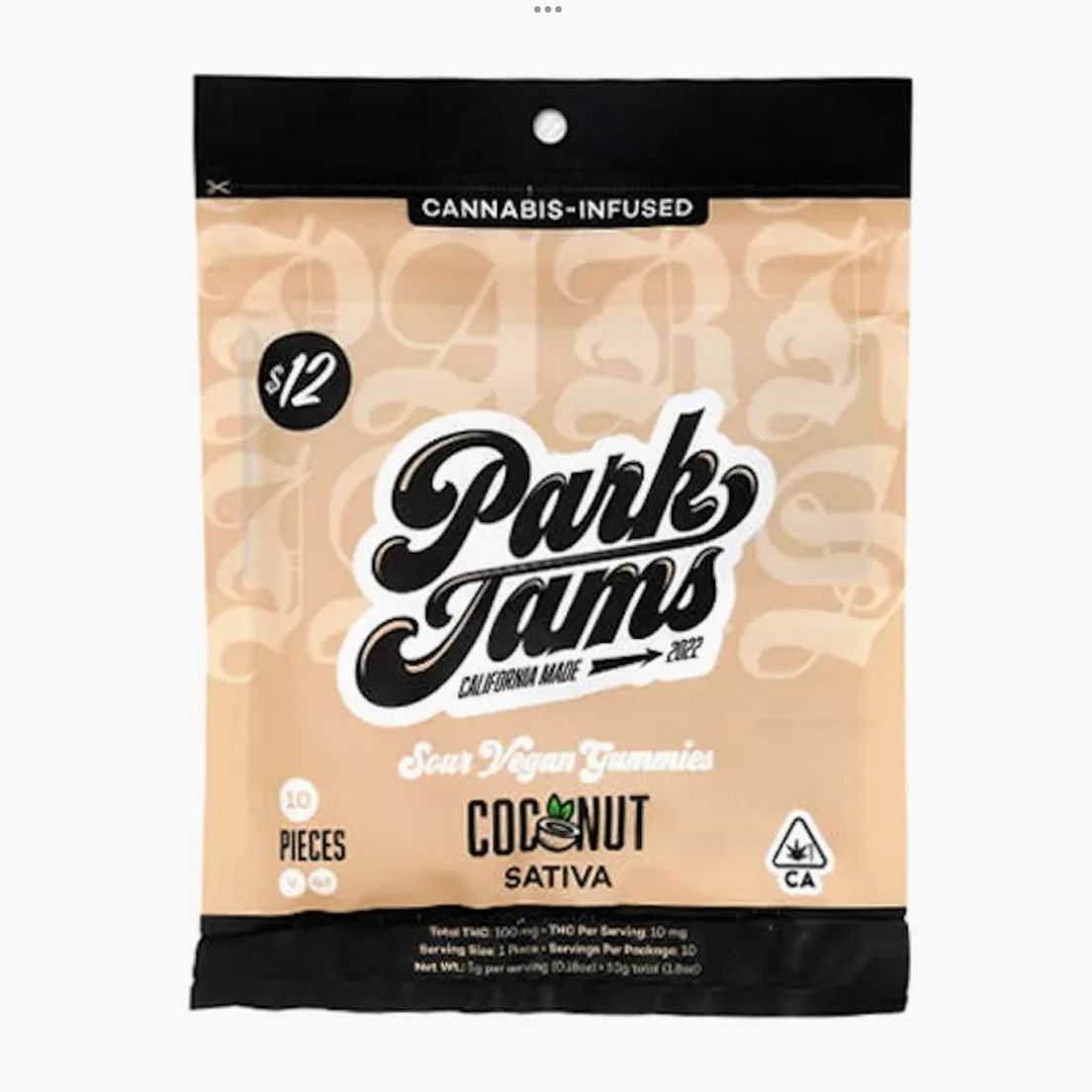 100mg Gummy - Park Jams - Coconut