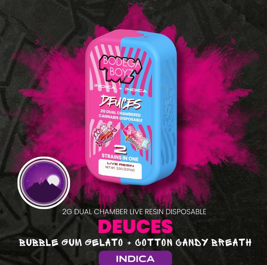 Bodega Boyz - 2g Deuces - Cotton Candy Breath/ Bubble Gum Gelato