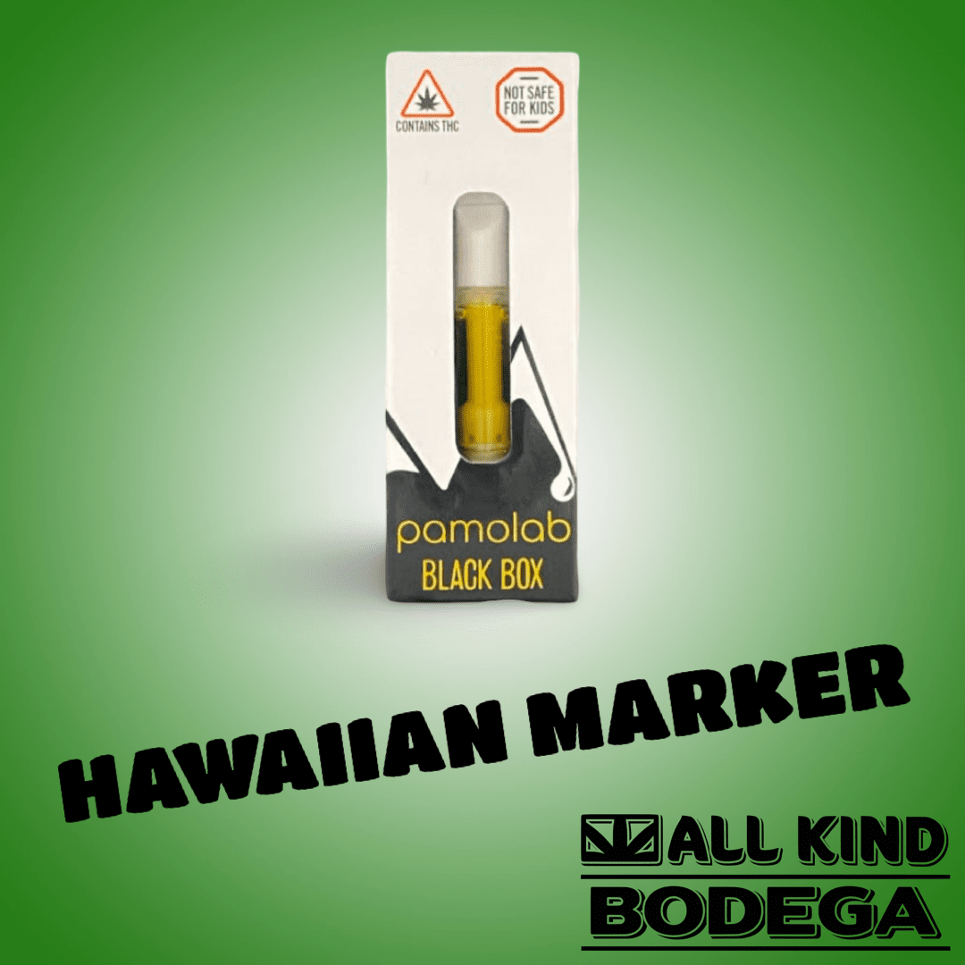 Hawaiian Marker 1g Cured Resin Vape Cart (@pamolab)