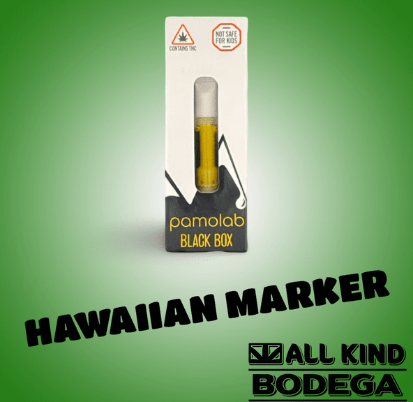 Hawaiian Marker 1g Cured Resin Vape Cart (@pamolab)