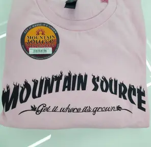 MSD (XL) PINK FLAME FONT T SHIRT