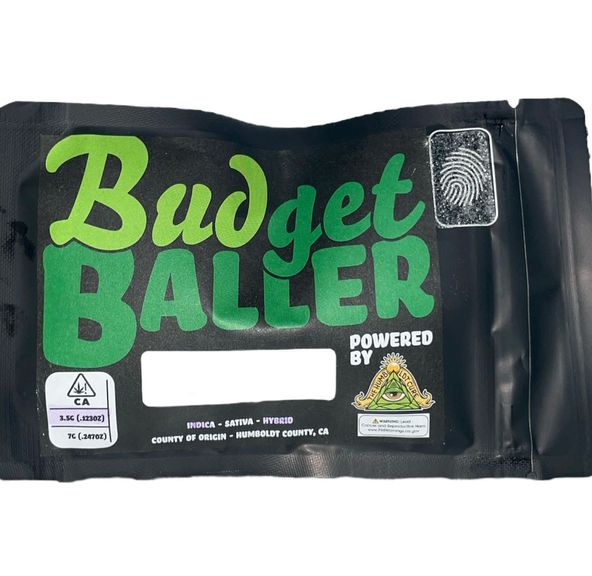 B. Budget Baller by Humboldt Cure 3.5g Flower - Quality 6.5/10 - Pink Runtz