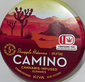 Kiva Confections — Camino Pineapple Habanero 1000mg 72.00 g