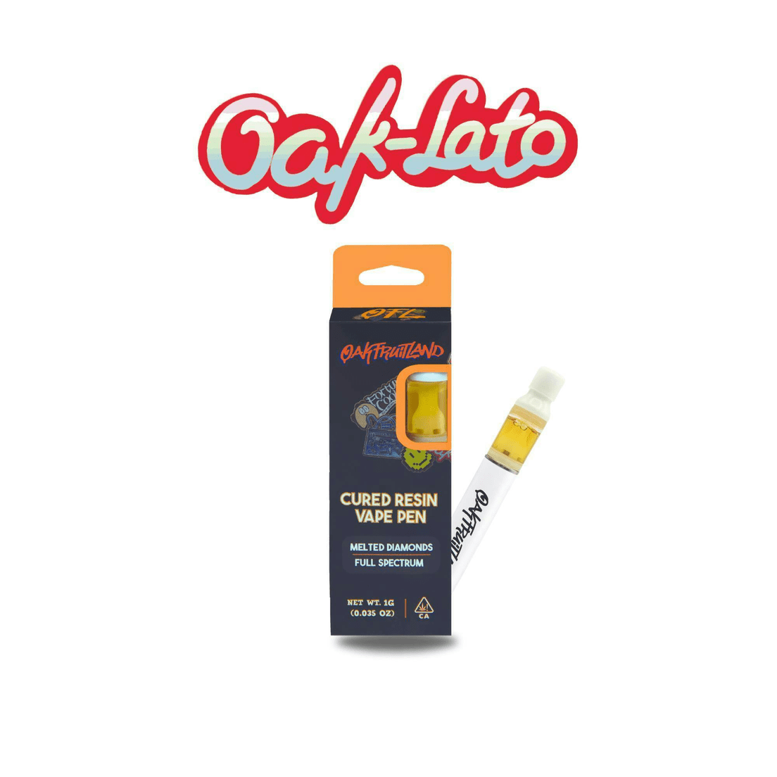 Oakfruitland - Oak-Lato Cured Resin Disposable 1g