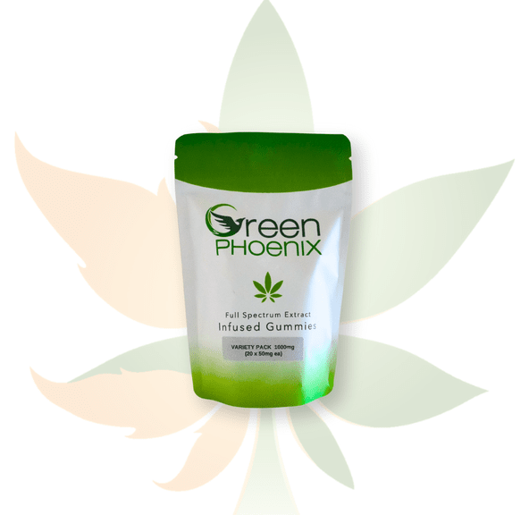 Green Phoenix - 1000mg THC (variety pack)