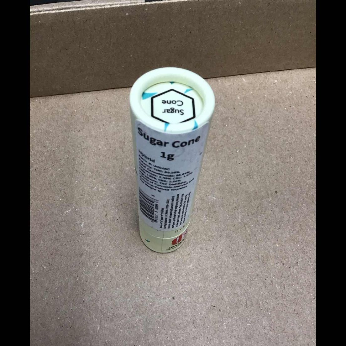 Sugar Cone 1g Distillate Cartridge Sunday Extracts