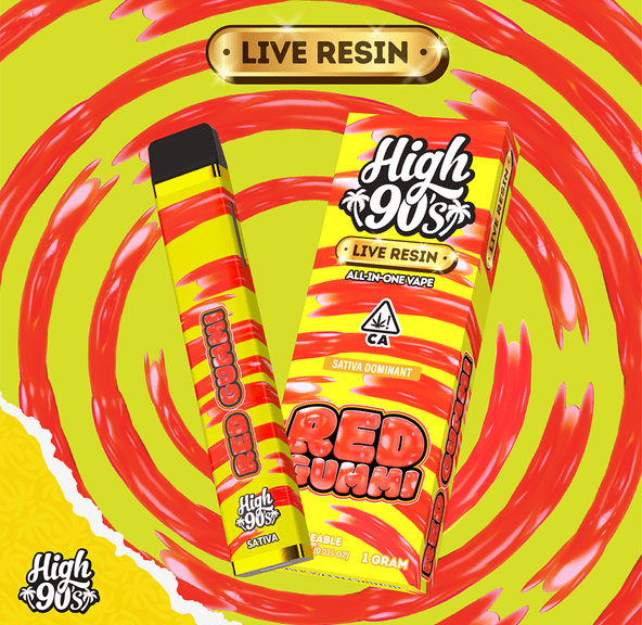 High 90s - Red Gummi Live Resin - 1g AIO