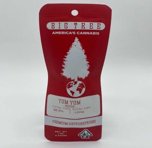 Yum Yum (indica) - 1g Cartridge (THC 90%) by Big Tree **Buy 2 for $50**