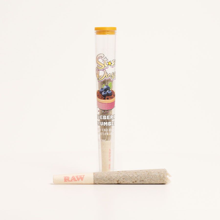 Blueberry Crumble Stardust Shatter Infused 1.2g Pre Roll by KushKraft