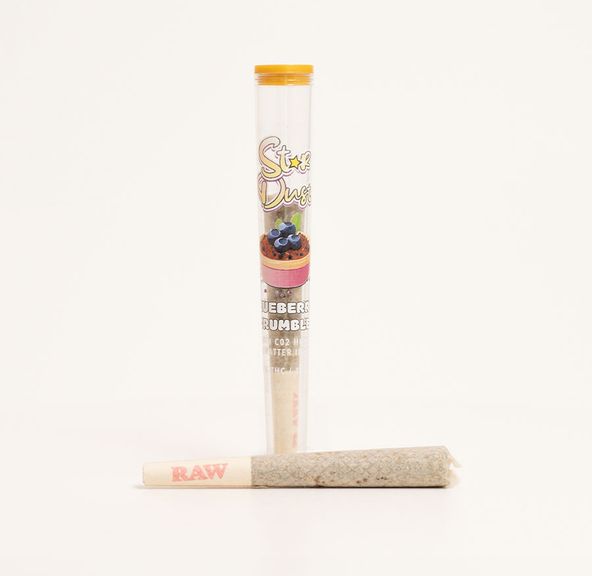 Blueberry Crumble Stardust Shatter Infused 1.2g Pre Roll by KushKraft