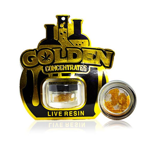 1G Live Resin (No Terp Sauce) by Golden Concentrates