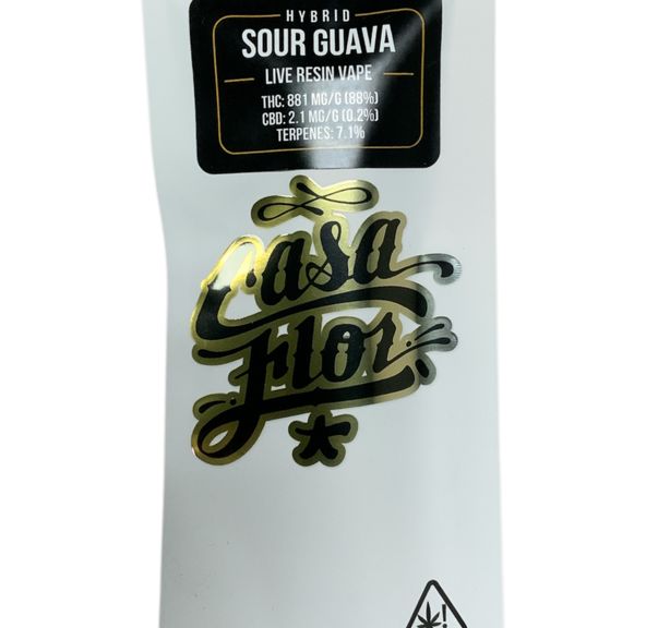Casa Flor - Sour Guava Live Resin AIO 1g