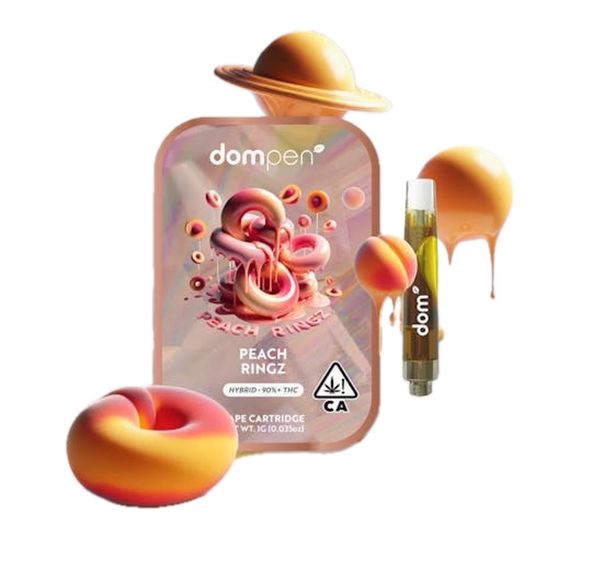 DOMPEN Cartridge-Peach Ringz-1G-Hybrid