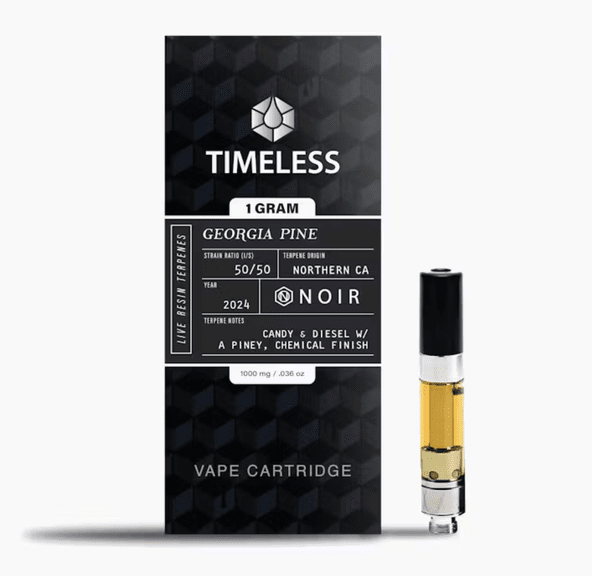 Noir Georgia Pine 1000mg Vape Cartridge (Live Resin)