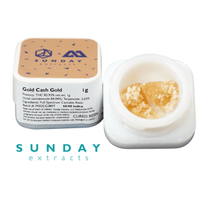 1g Concentrate Cured Resin - Gold Cash Gold