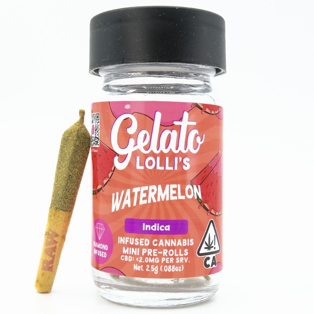 Gelato Infused Mini Pre-roll Pack Watermelon Punch 3g