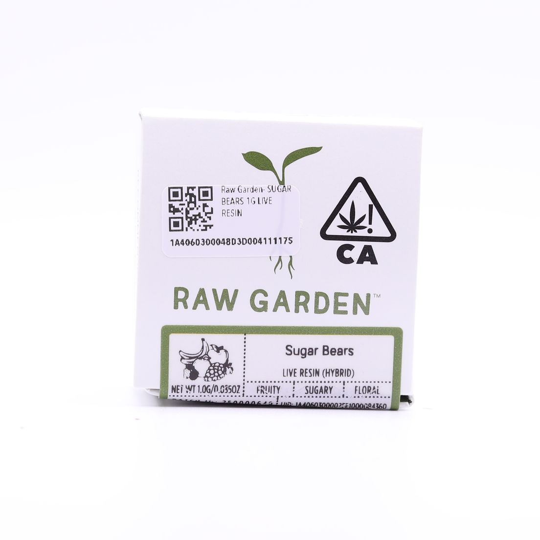 Raw Garden- SUGAR BEARS 1G LIVE RESIN