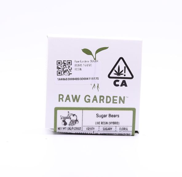Raw Garden- SUGAR BEARS 1G LIVE RESIN