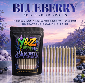 0.7G Pre-Roll: Blueberry (I) 10 Pack