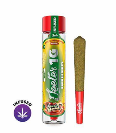 Jeeter - Apple and Bananas - Infused Preroll - 1g - Hybrid