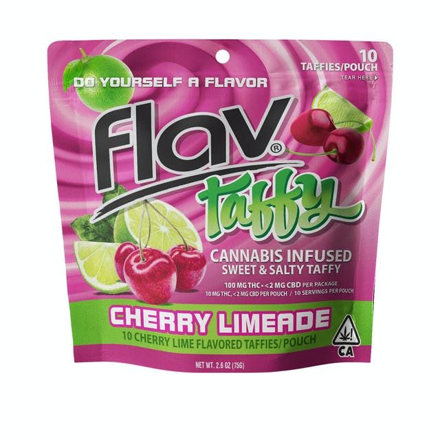 Flav Cherry Limeade Taffy 100mg