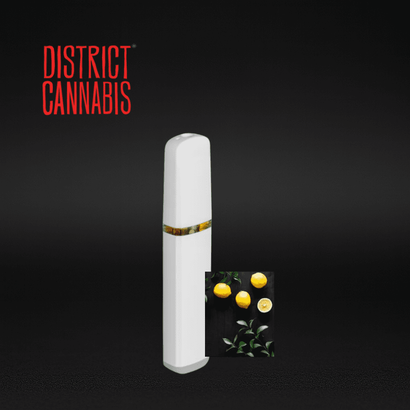 District Cannabis | Disposable Vape Cart | Lemon Drop | 1g | Sativa-Hybrid